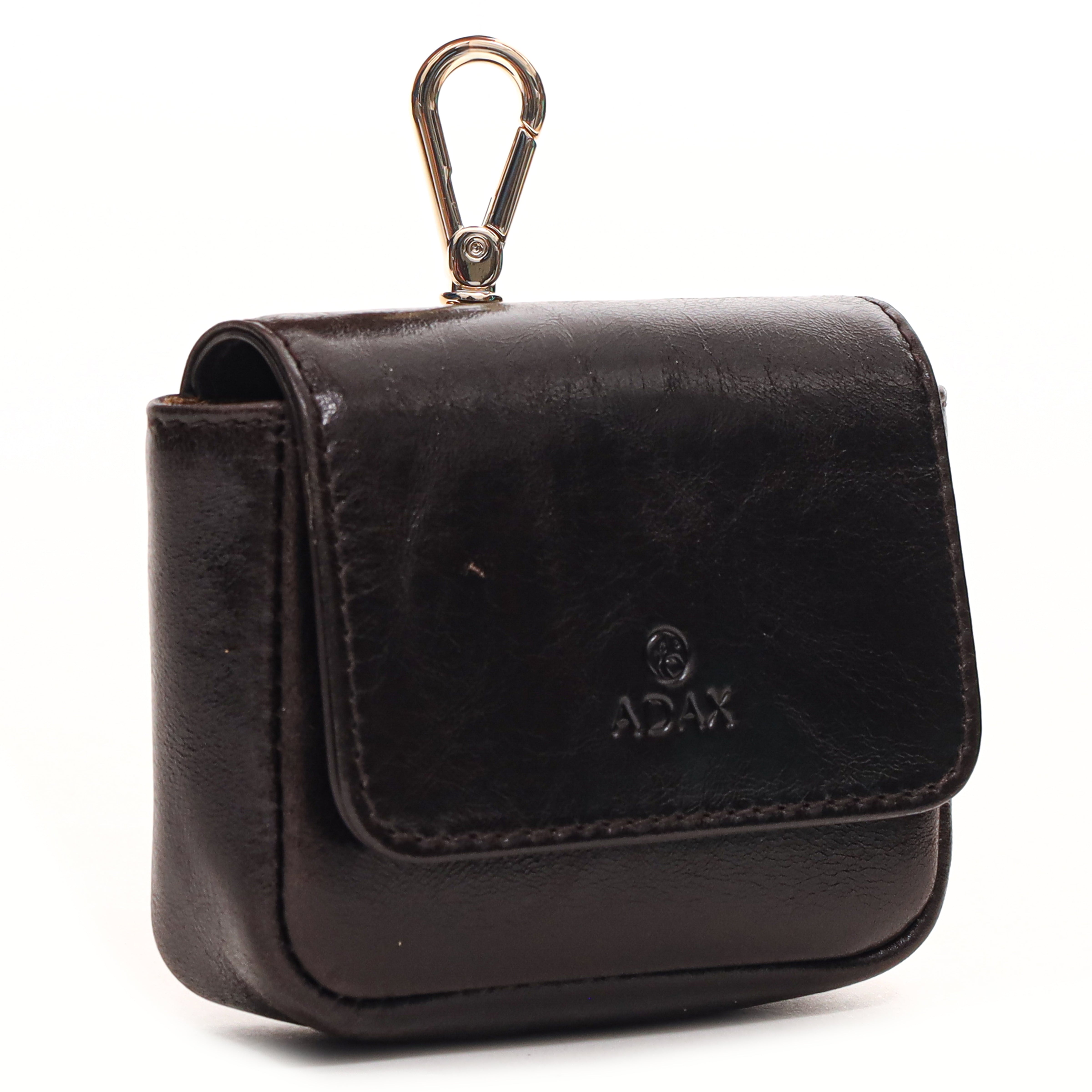 Filipa Mini taske med vedhæng - Dark Brown